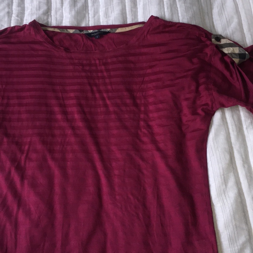 Burberry London Shirt size 2 Purple  (excellent condition)